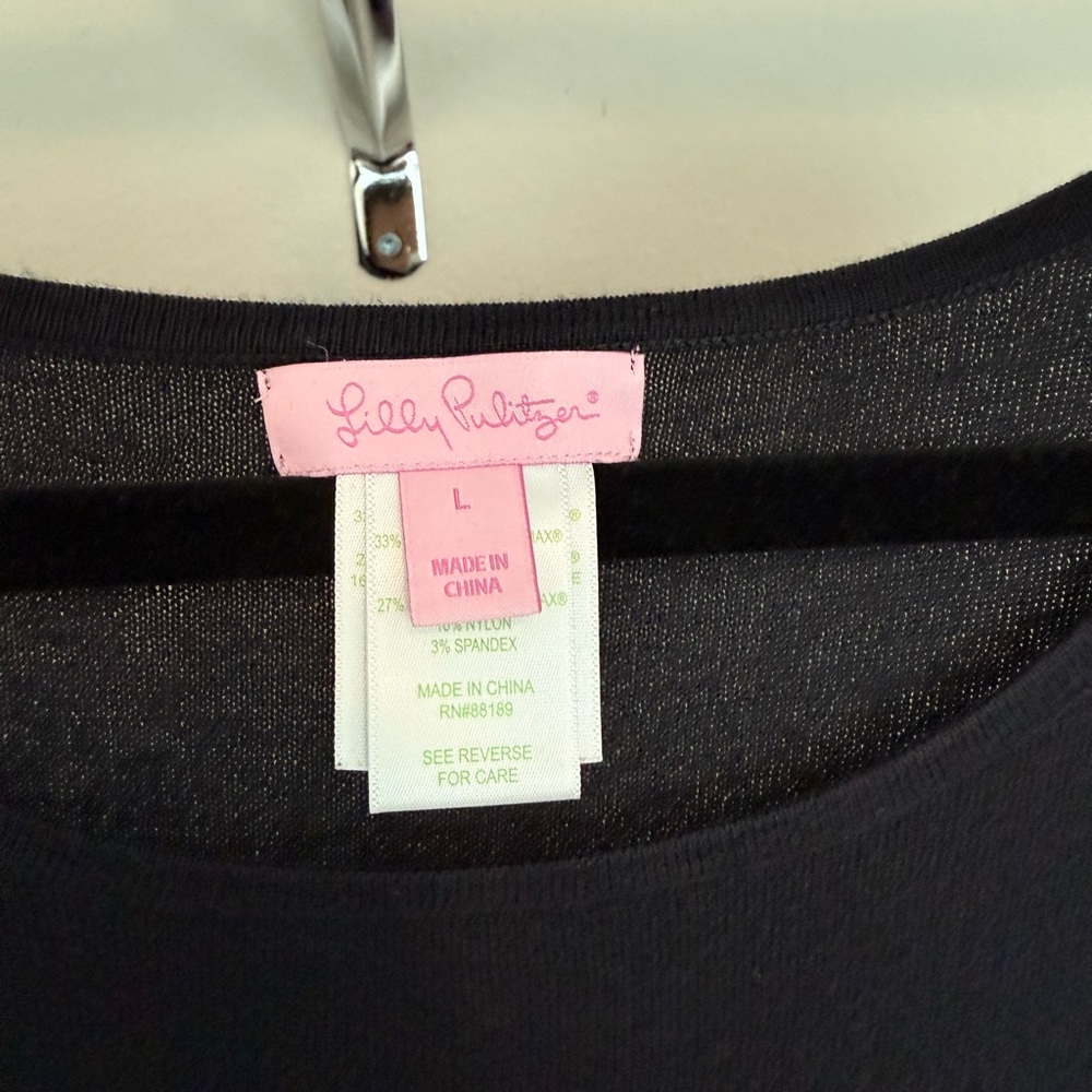 Lilly Pulitzer Ramona Fringe Sweater with Button Detail - Picture 5 of 6